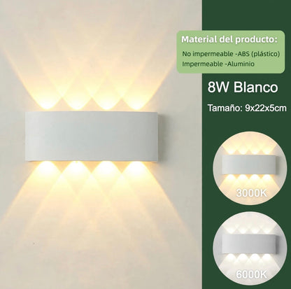 Lámpara de Pared LED Moderno para Interior y Exterior
