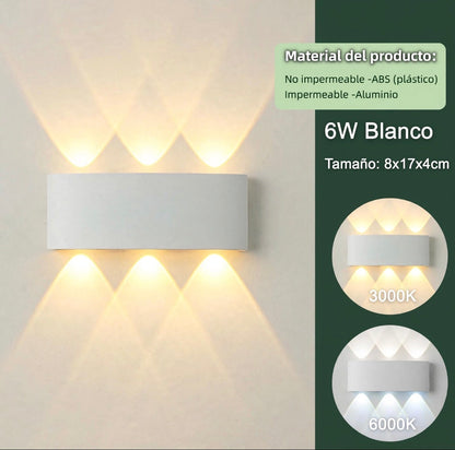 Lámpara de Pared LED Moderno para Interior y Exterior
