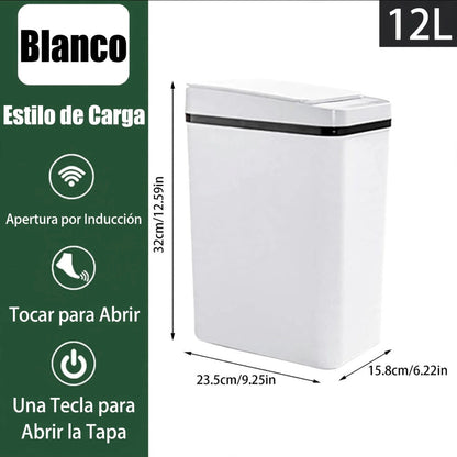 Basurero Inteligente Automático 12L con Sensor de Movimiento