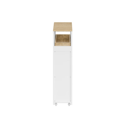 Armario Auxiliar para Baño de 20 cm con 3 Cajones y Ruedas