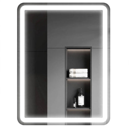 Espejo de Pared con Luz LED Regulable para Baño