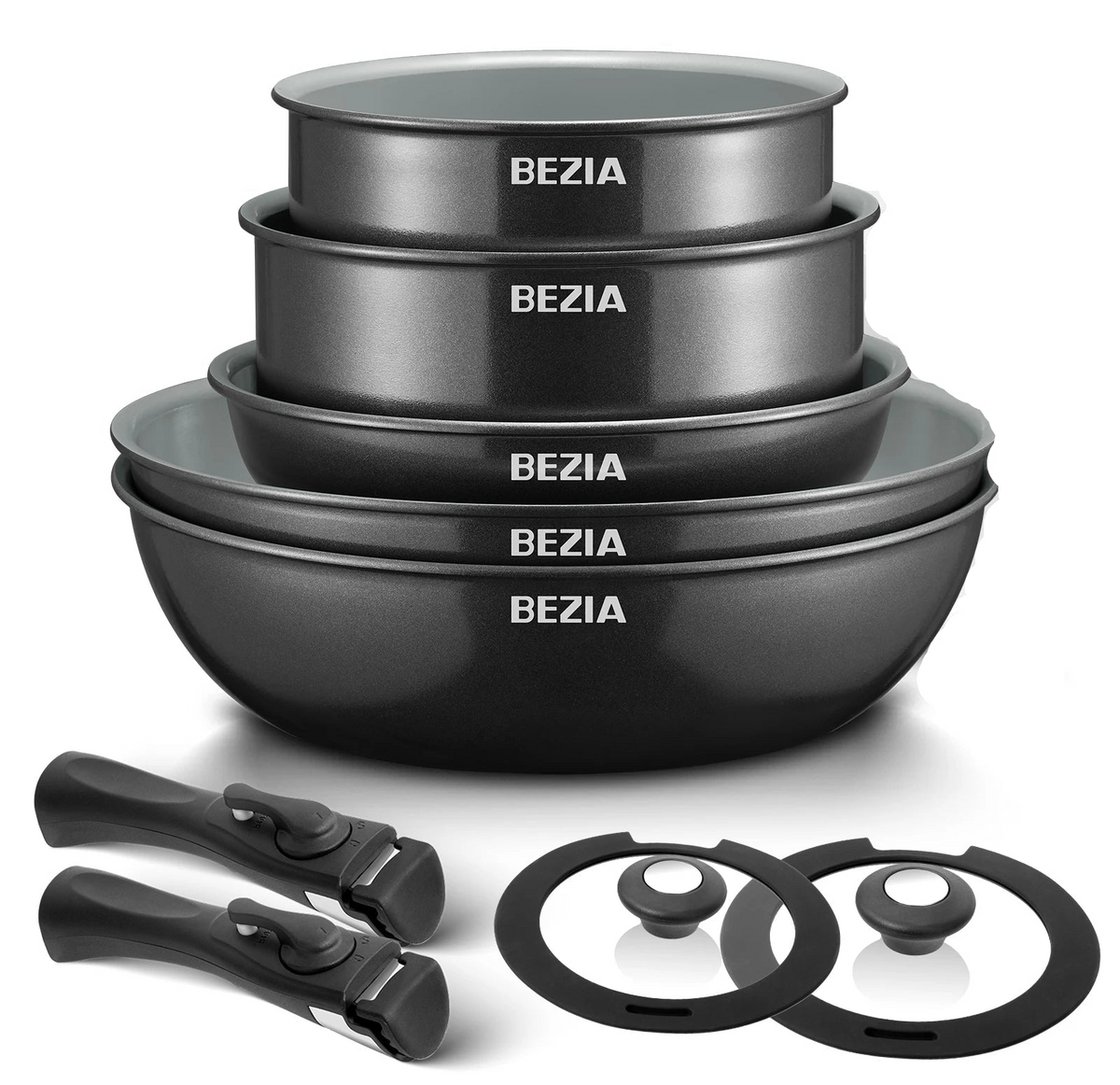 Batería de Cocina de Cerámica 13 Piezas Añade el Freidora de Aire con el cupón "PRIMERACOMPRA" y obtén 70 € de descuento.