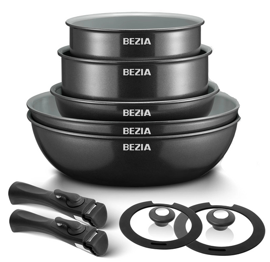 Batería de Cocina de Cerámica 13 Piezas Añade el Freidora de Aire con el cupón "PRIMERACOMPRA" y obtén 70 € de descuento.