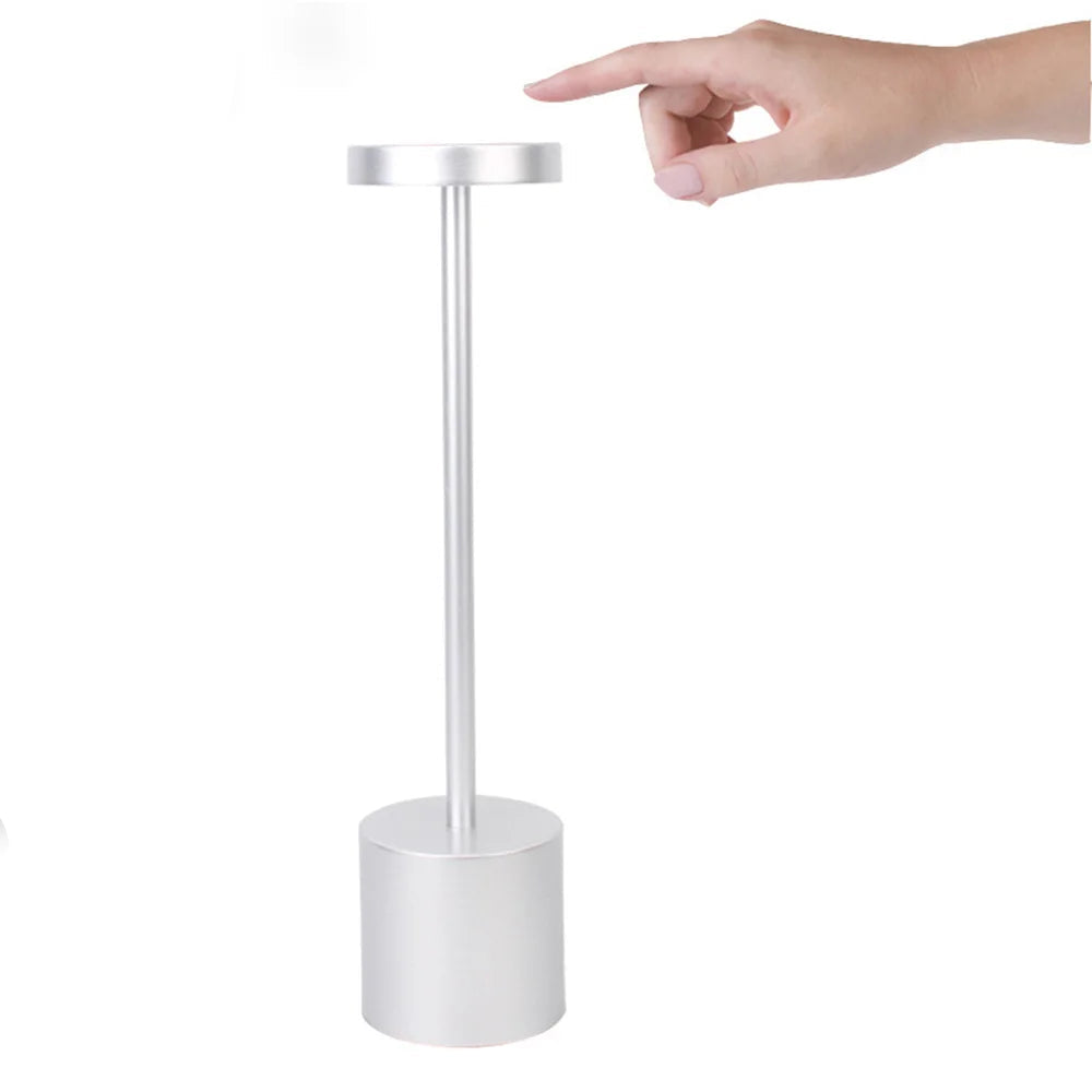 Lámpara de Mesa LED Táctil Recargable USB | Luz Nocturna Portátil