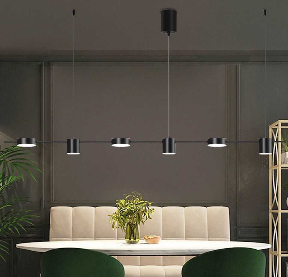 Lámpara Colgante LED Moderna Regulable para Salón y Comedor