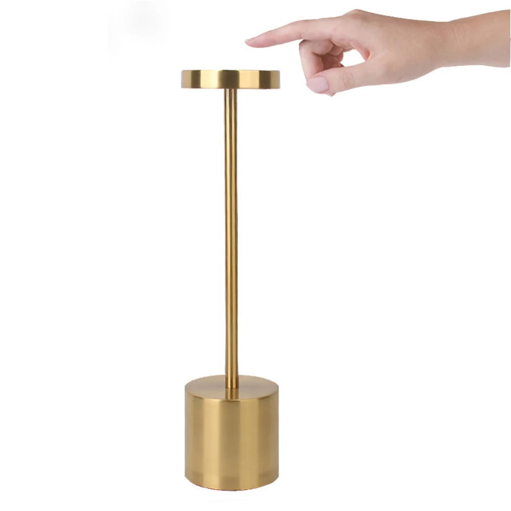 Lámpara de Mesa LED Táctil Recargable USB | Luz Nocturna Portátil