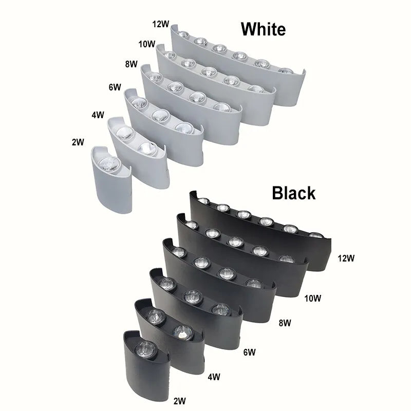 Lámpara de Pared LED Moderno para Interior y Exterior